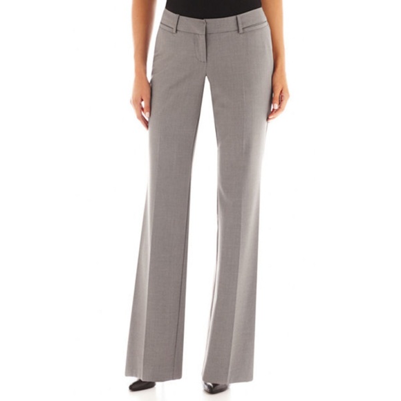 worthington curvy fit straight leg pants